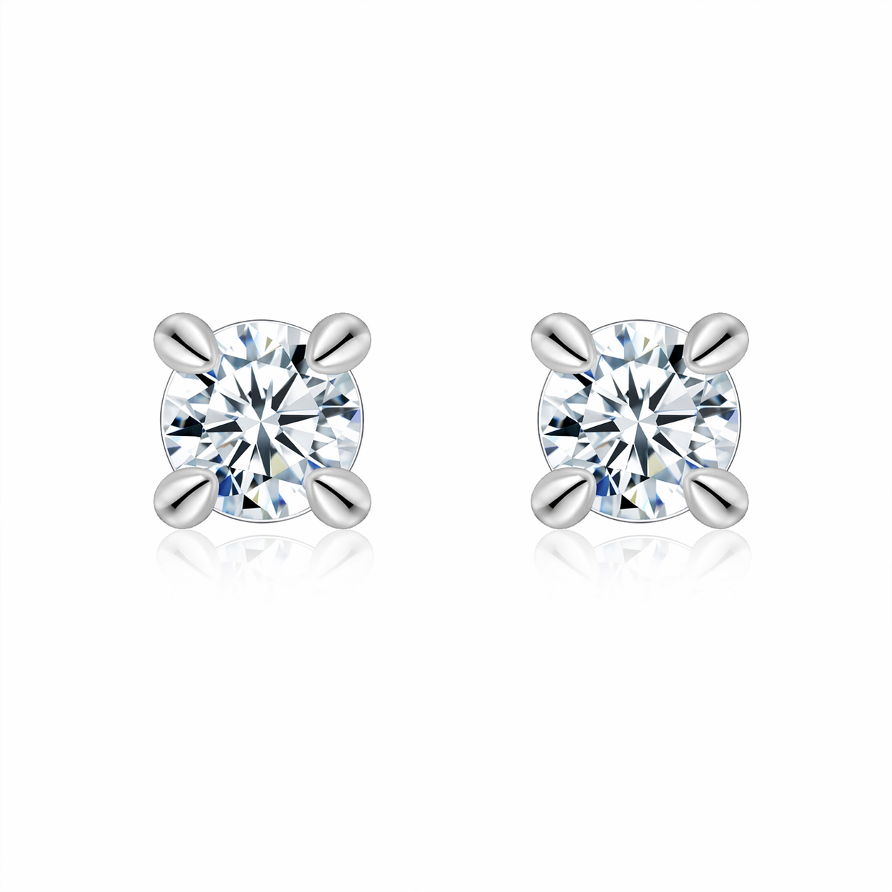 Earring Top-quality Morganite Weighing 0.5-2 Carats, Made Of S925 Silver