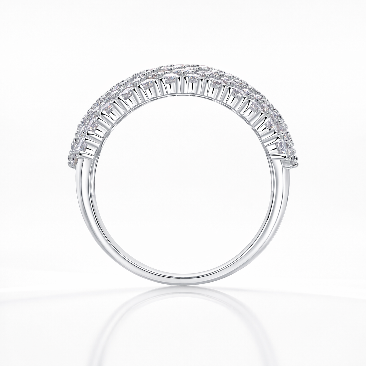 Rings Moissanite Luxury Fashion Silver Rings S925 sterling silver