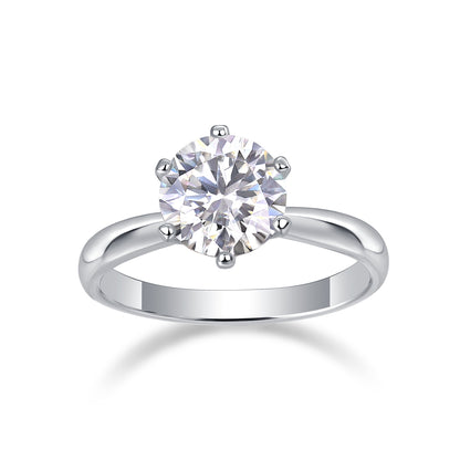 Ring. Diamond Pen S925 Silver And Platinum-plated