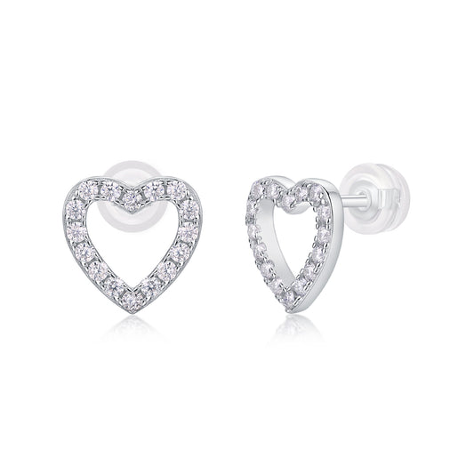 Earrings Fashion Light Luxury Jewelry Silver Stud S925 Silver Plated Platinum