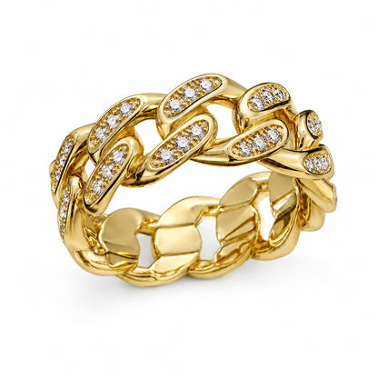 Gold-Plated S925 Sterling Silver Jewelry Set with Top-Quality Moissanite