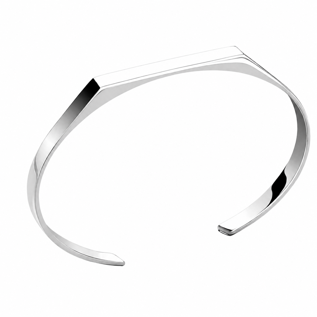 Men's Minimalist Cuff Bracelet – Premium Stainless Steel