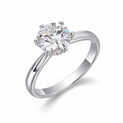 Ring. Diamond Pen S925 Silver And Platinum-plated