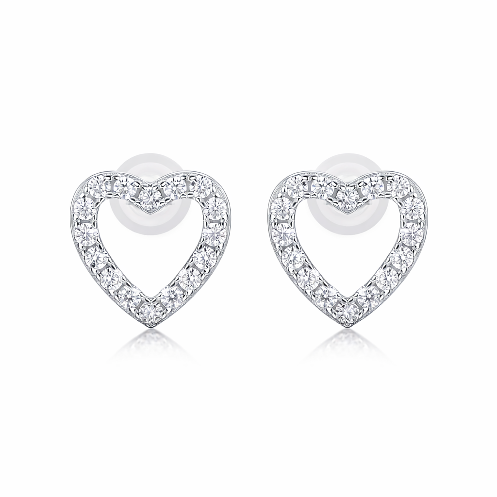 Earrings Fashion Light Luxury Jewelry Silver Stud S925 Silver Plated Platinum