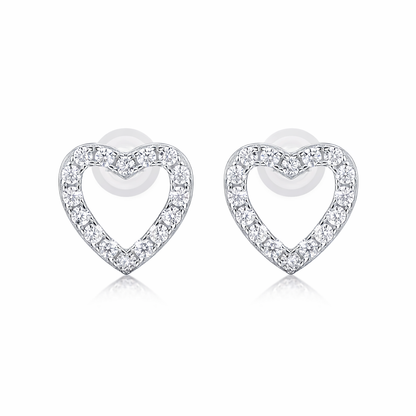 Earrings Fashion Light Luxury Jewelry Silver Stud S925 Silver Plated Platinum