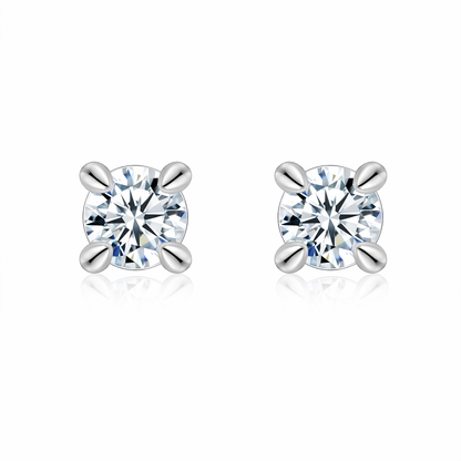 Earring Top-quality Morganite Weighing 0.5-2 Carats, Made Of S925 Silver