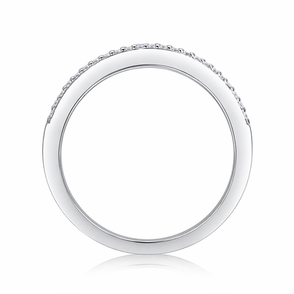 Ring Dancing Gracefully Top-quality Moissanite S925 Silver And Platinum-plated Diamond.