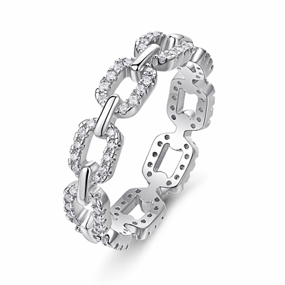Ring Top-quality Moissanite S925 Silver And Platinum-plated Diamond