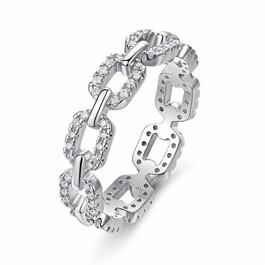 Ring Top-quality Moissanite S925 Silver And Platinum-plated Diamond