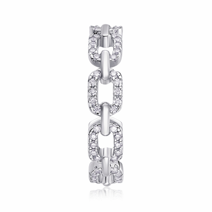 Ring Top-quality Moissanite S925 Silver And Platinum-plated Diamond