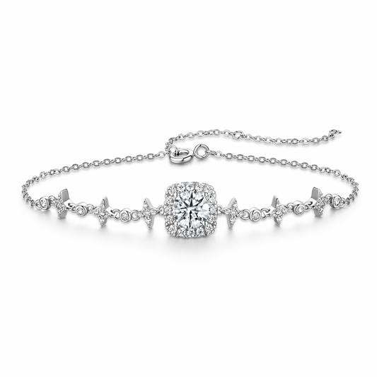 Bracelet  Luxurious And Fashionable Luxury Jewelry Silver S925, Silver-plated Platinum