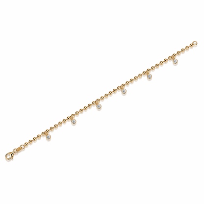 Bracelet Moissanite Luxury Trend Jewelry Silver Is S925 Silver 18K Italian gold plating