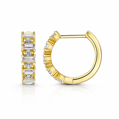 Earrings Luxury Jewelry Silver Stud Earrings S925 Silver Electroplated Gold