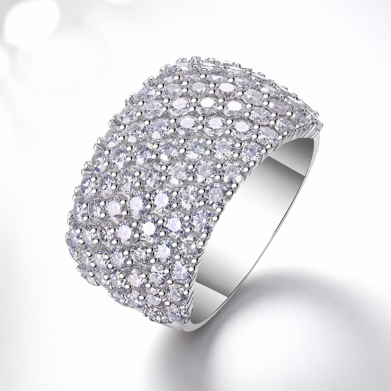 Rings Moissanite Luxury Fashion Silver Rings S925 sterling silver