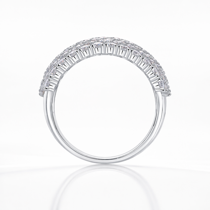 Rings Moissanite Luxury Fashion Silver Rings S925 sterling silver