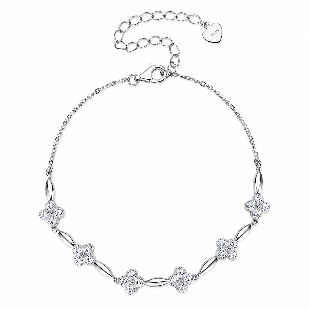 Four-leaf clover Bracelet fashion and versatile S925 silver
