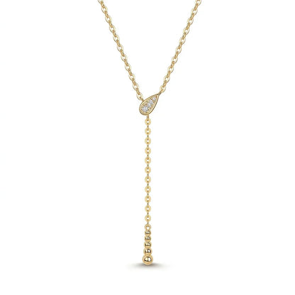 Pendant Necklace in S925 Sterling Silver with 18K Gold Plating