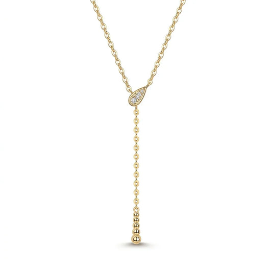 Pendant Necklace in S925 Sterling Silver with 18K Gold Plating