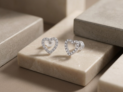 Earrings Fashion Light Luxury Jewelry Silver Stud S925 Silver Plated Platinum