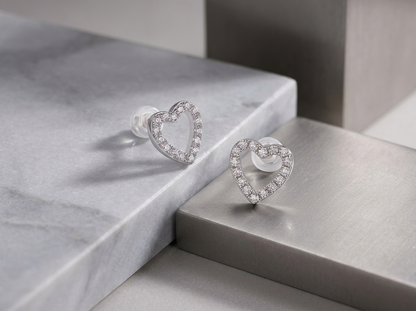 Earrings Fashion Light Luxury Jewelry Silver Stud S925 Silver Plated Platinum