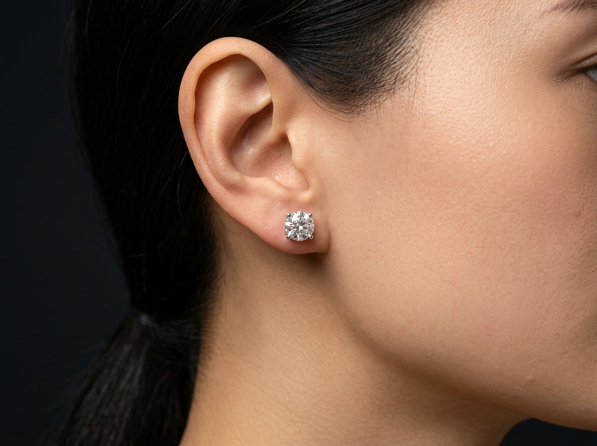 Earring Top-quality Morganite Weighing 0.5-2 Carats, Made Of S925 Silver