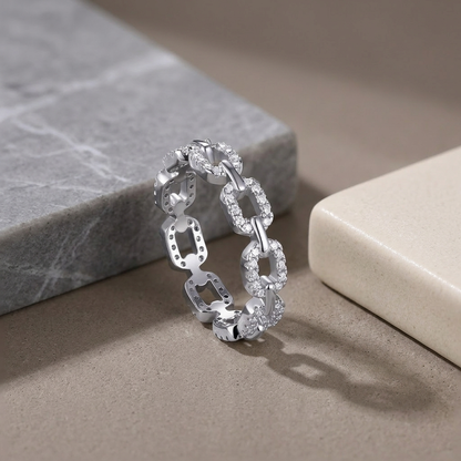 Ring Top-quality Moissanite S925 Silver And Platinum-plated Diamond