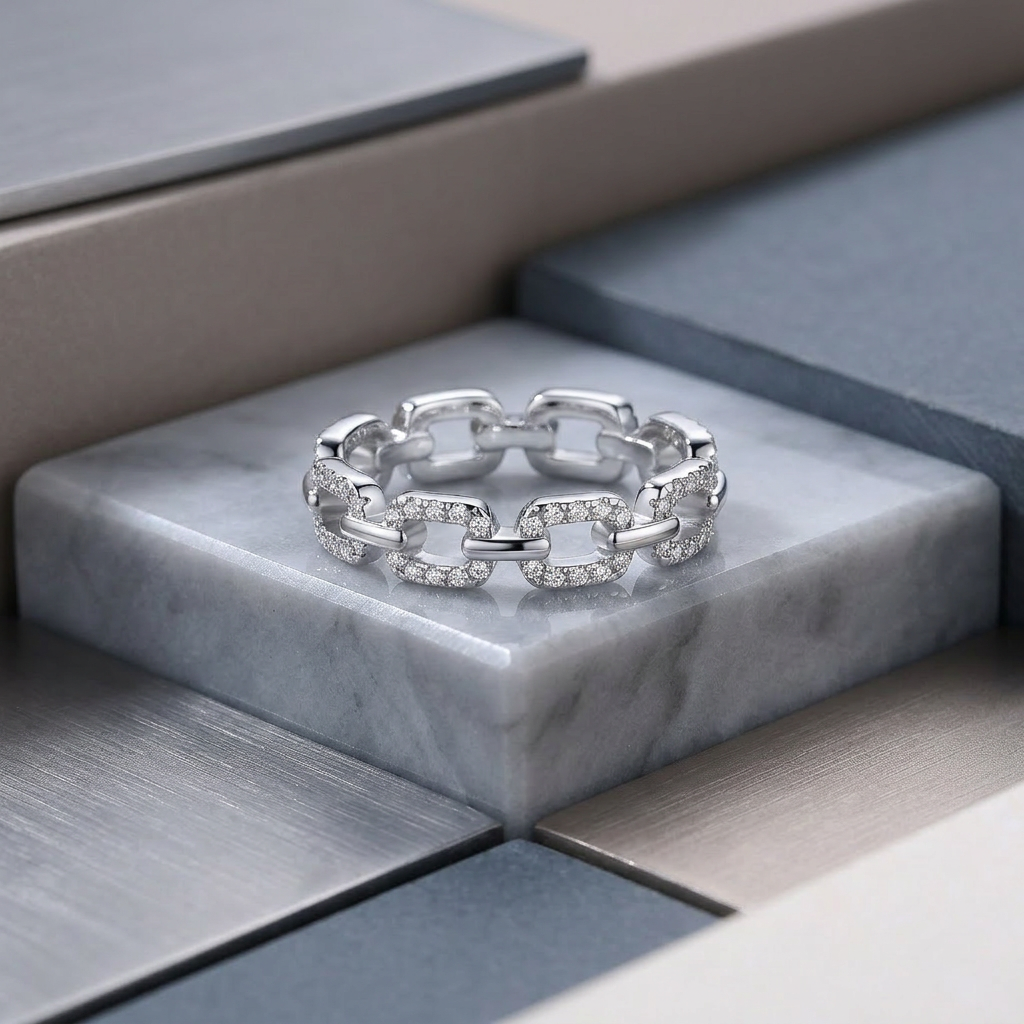 Ring Top-quality Moissanite S925 Silver And Platinum-plated Diamond