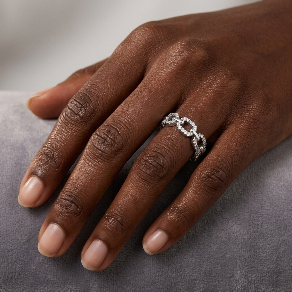Ring Top-quality Moissanite S925 Silver And Platinum-plated Diamond