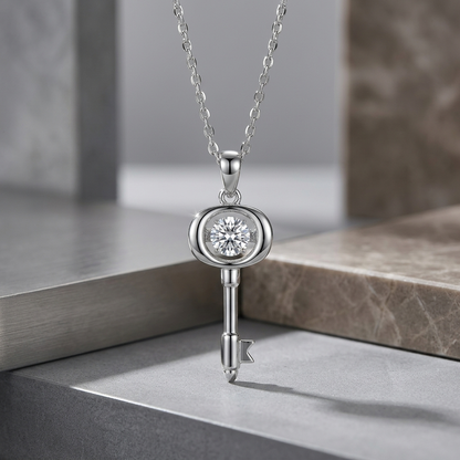 Necklace  Luxury Trend Jewelry Pendant Is Made Of S925 Silver Electroplated With Platinum