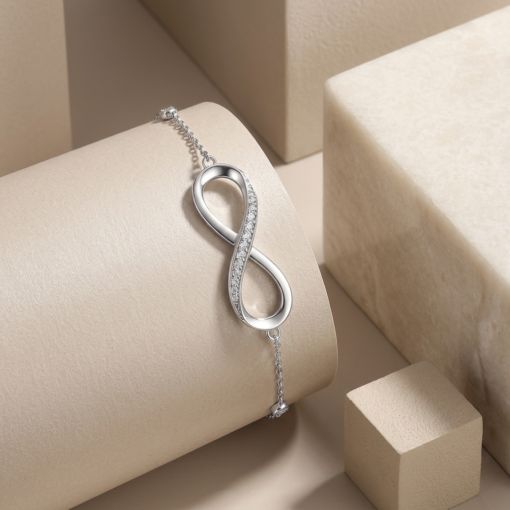 Bracelet Luxury Jewelry Silver Bracelet S925 Silver Electroplated With Platinum