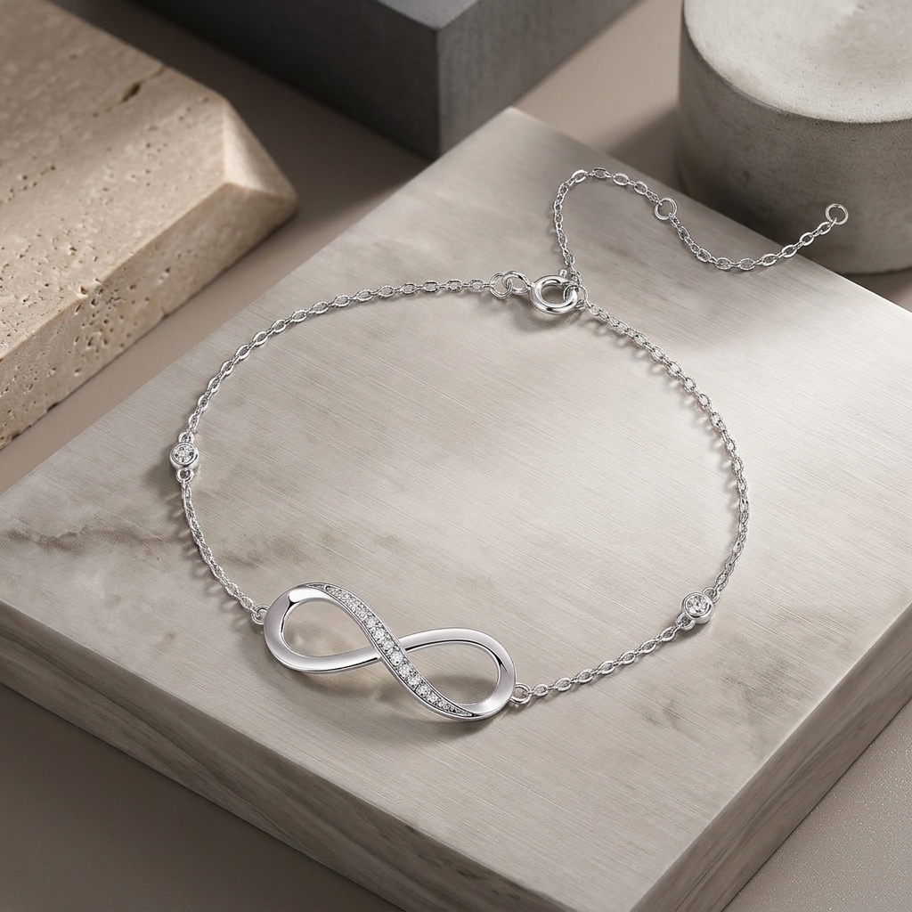 Bracelet Luxury Jewelry Silver Bracelet S925 Silver Electroplated With Platinum