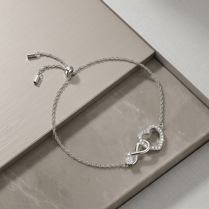 Bracelet Jewelry Luxurious  Moissanite, Made Of S925 Silver Electroplated With Platinum.