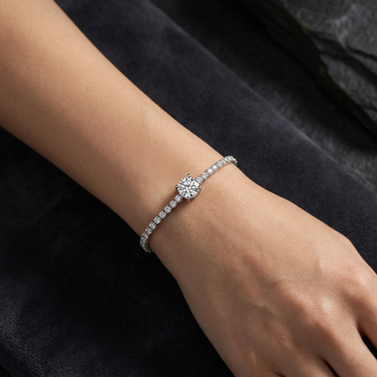 Bracelet Moissanite Luxury Jewelry Silver S925 Silver-plated Platinum