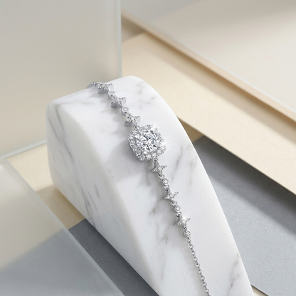 Bracelet  Luxurious And Fashionable Luxury Jewelry Silver S925, Silver-plated Platinum
