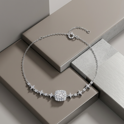 Bracelet  Luxurious And Fashionable Luxury Jewelry Silver S925, Silver-plated Platinum