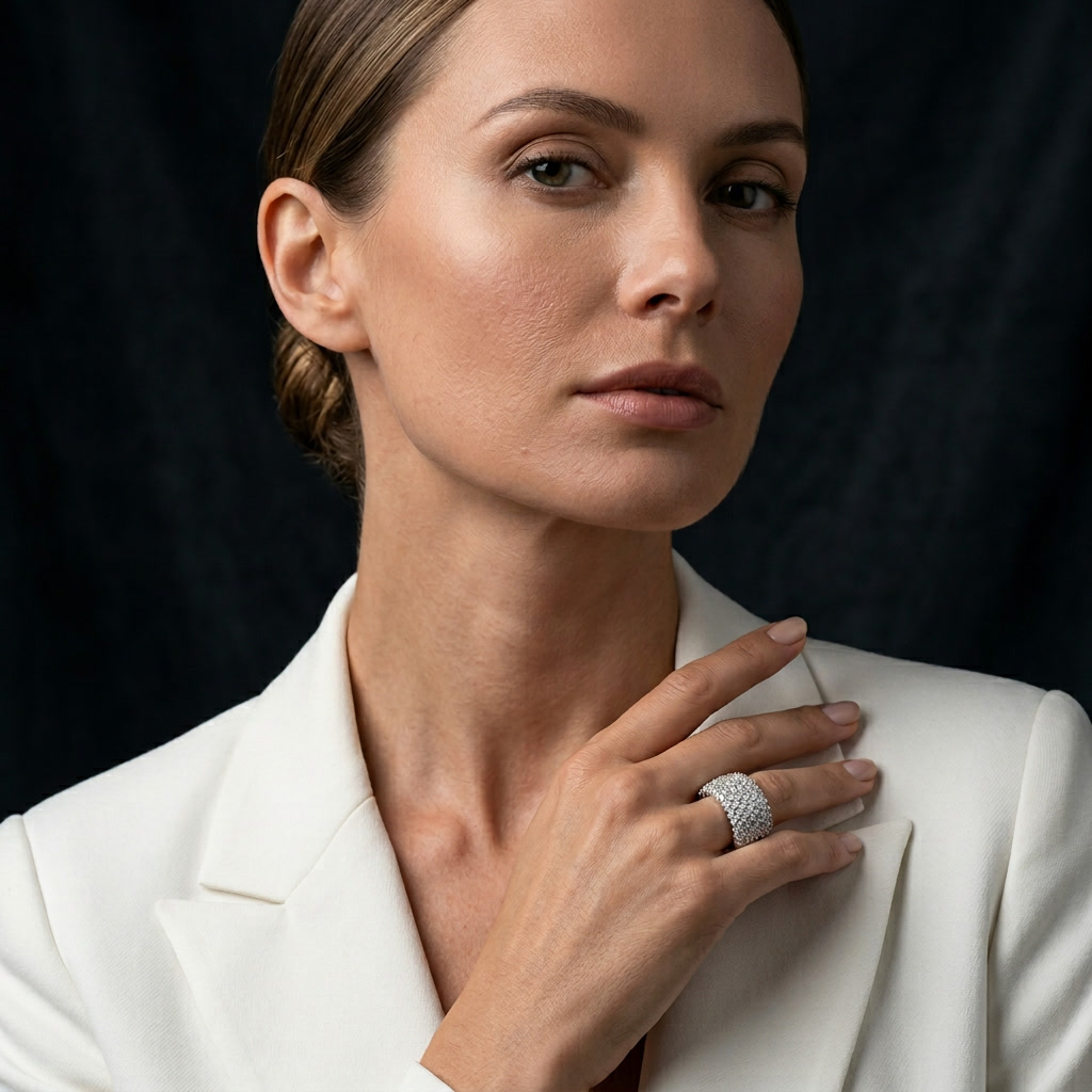 Rings Moissanite Luxury Fashion Silver Rings S925 sterling silver