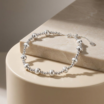 Bracelet 925 Sterling Silver Cat'S Eye Shining High-End Adjustable