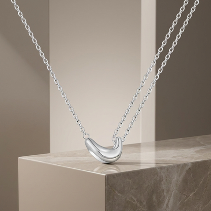 Acacia Bean Necklace S925 Sterling Silver Niche Clavicle Chain