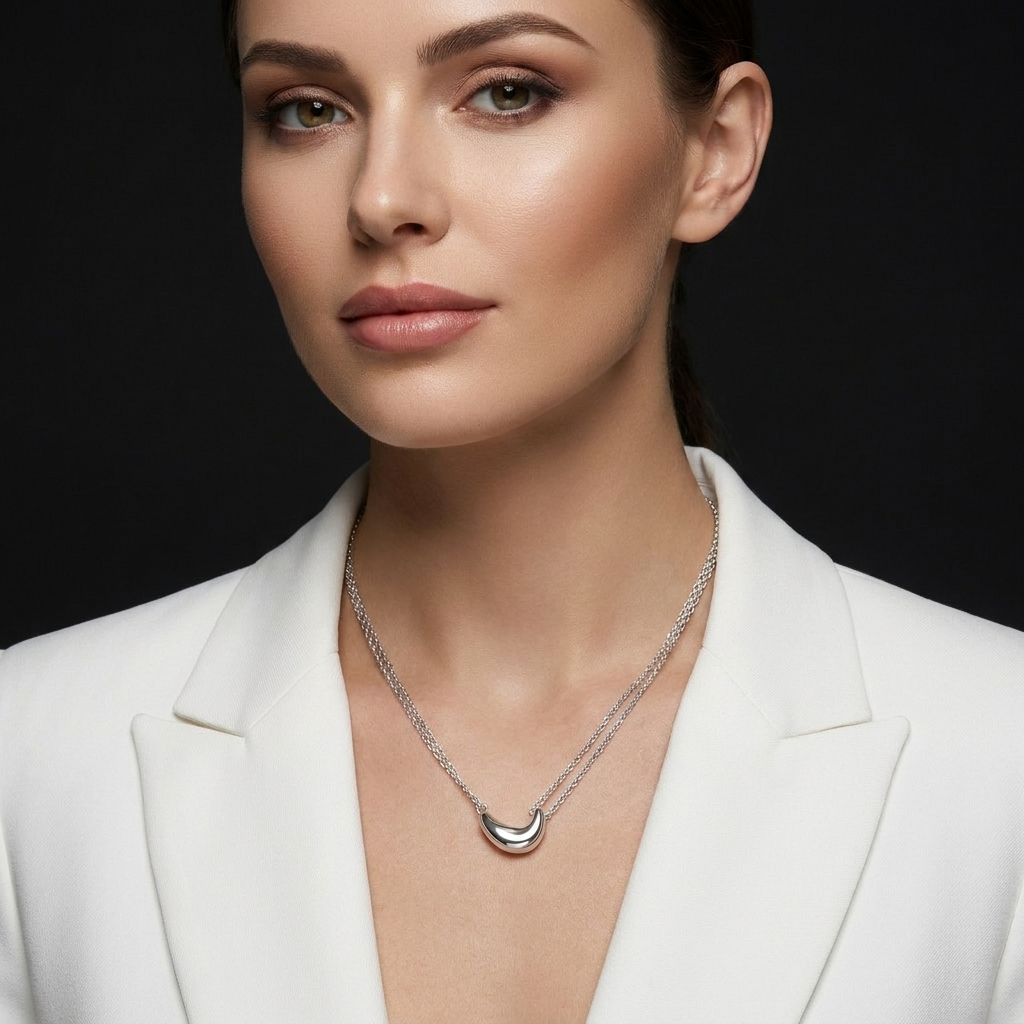 Acacia Bean Necklace S925 Sterling Silver Niche Clavicle Chain