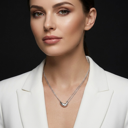 Acacia Bean Necklace S925 Sterling Silver Niche Clavicle Chain