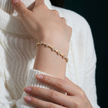 Four-leaf clover Bracelet fashion and versatile S925 silver