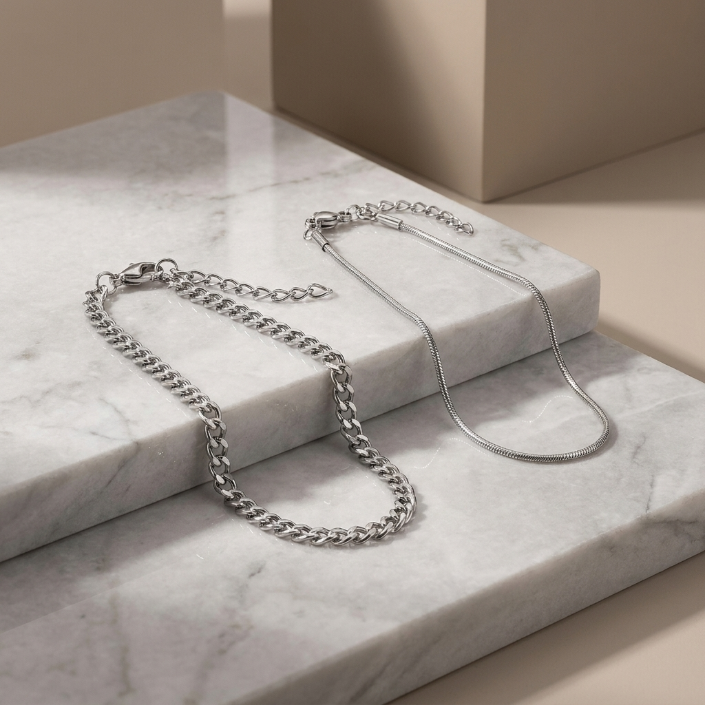 Double-Layer Men's Bracelet – 925 Sterling Silver