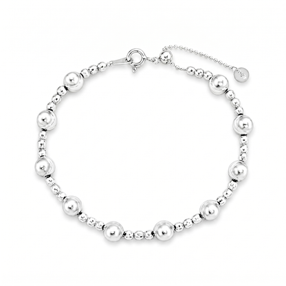 Bracelet 925 Sterling Silver Cat's Eye Shining High-End Adjustable | Velara Milano