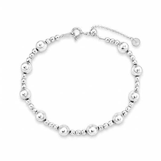 Bracelet 925 Sterling Silver Cat's Eye Shining High-End Adjustable | Velara Milano