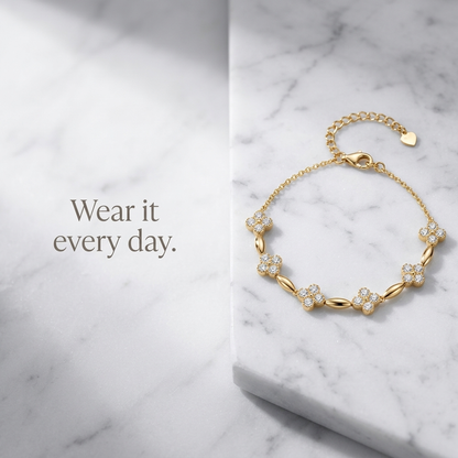 Four-leaf clover Bracelet fashion and versatile S925 silver