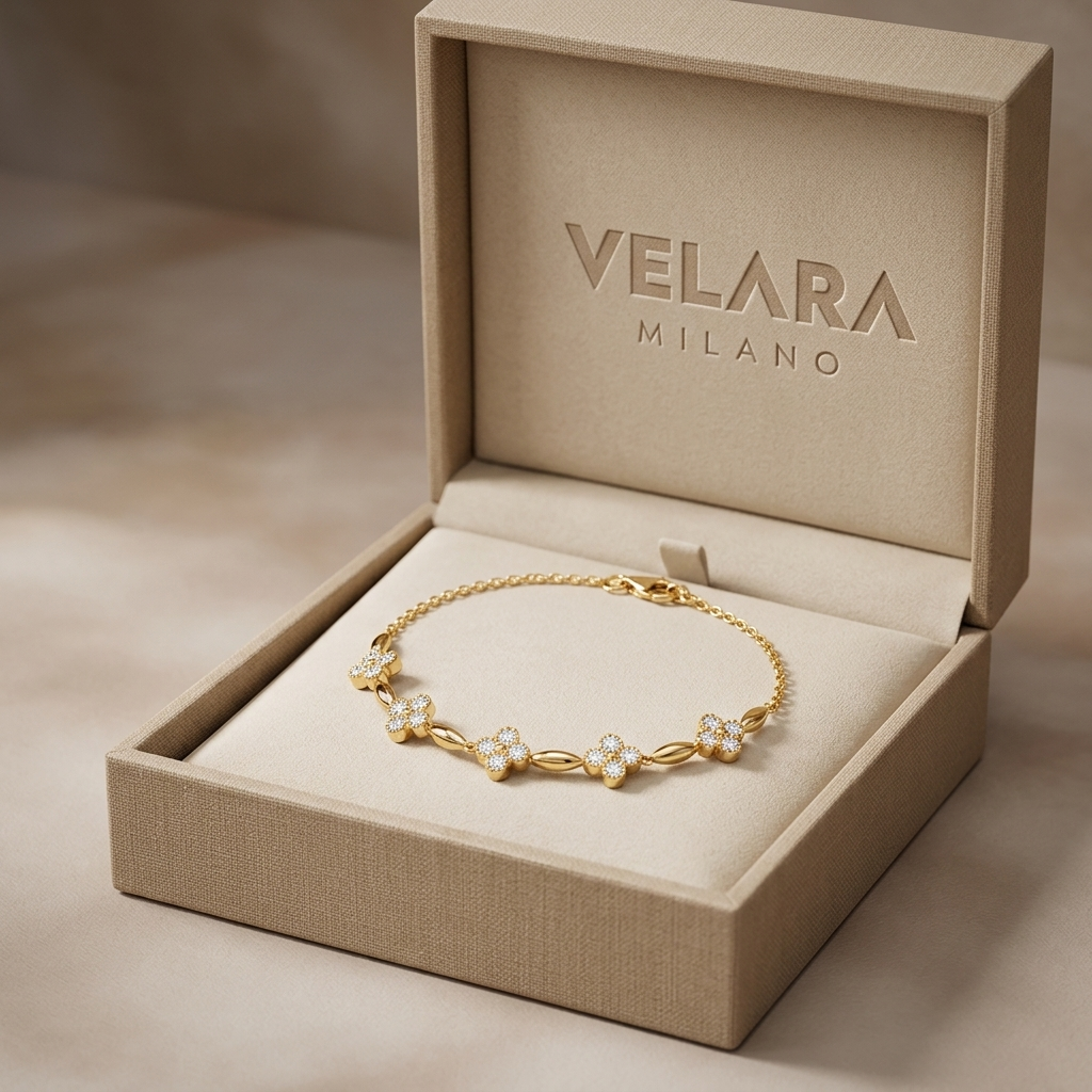 Four-leaf clover Bracelet fashion and versatile S925 silver