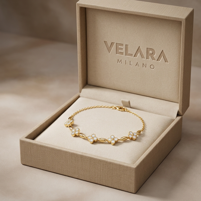 Four-leaf clover Bracelet fashion and versatile S925 silver
